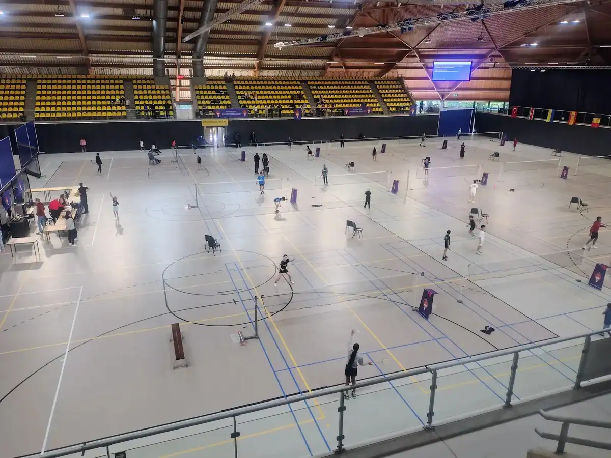 Indoor Sportcentrum Eindhoven during Junior Master EBA 2026